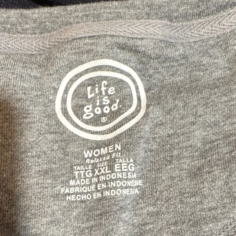 Women’s Life Is Good Sweatshirt - Picture 2 of 3